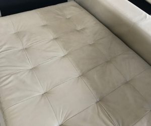 Leather Cleaning of Couch