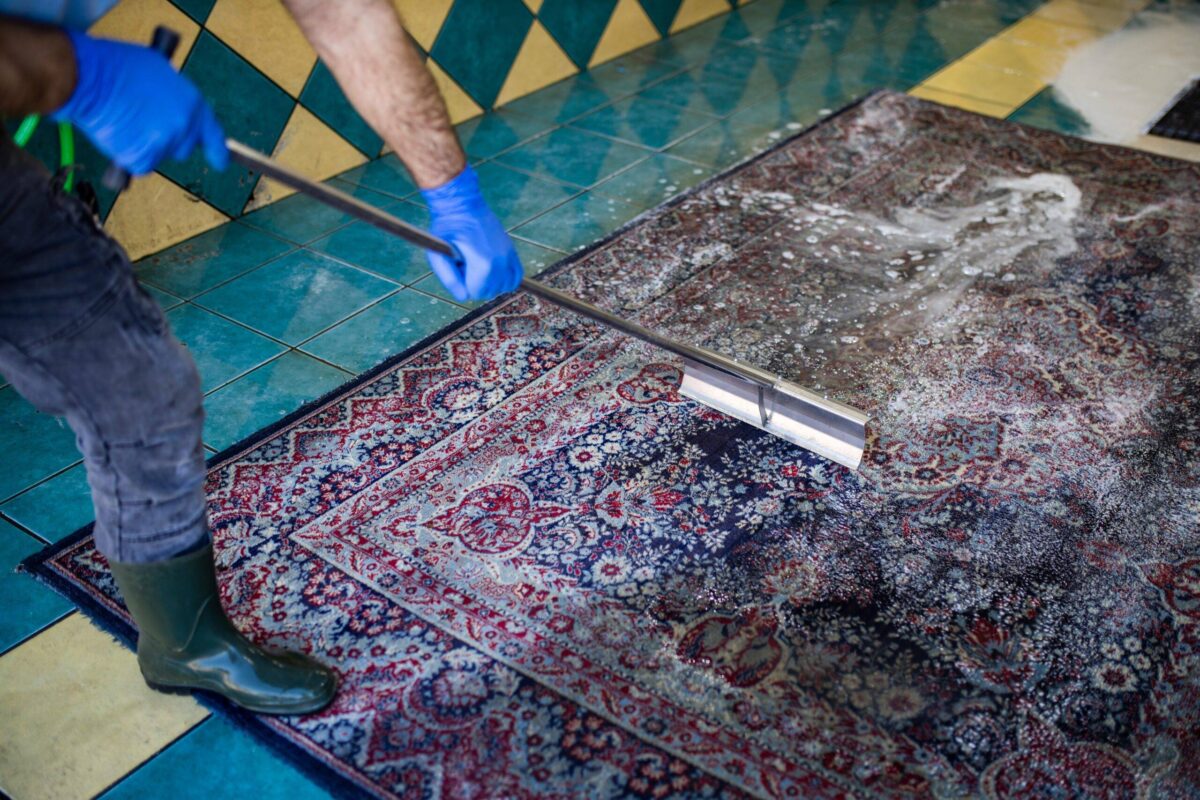 Offsite rug wash